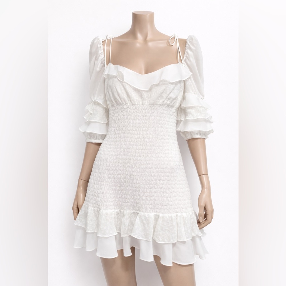 For Love And Lemons White Mini Dress - Picture 2 of 12